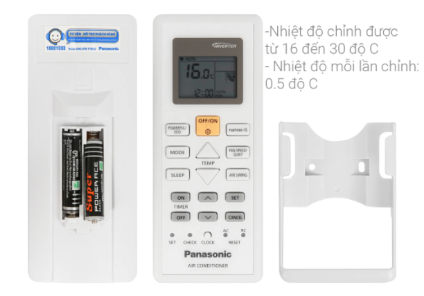 Điều hòa Panasonic 1 chiều Inverter 9000BTU CS/CU-XPU9XKH-8