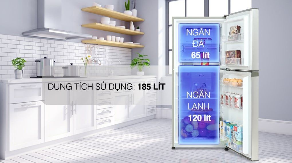 Tủ lạnh Casper 185 lít RT-200VS
