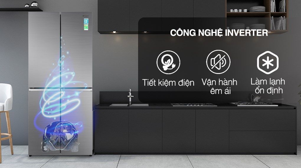 Tủ lạnh Casper Inverter 462 lít RM-520VT