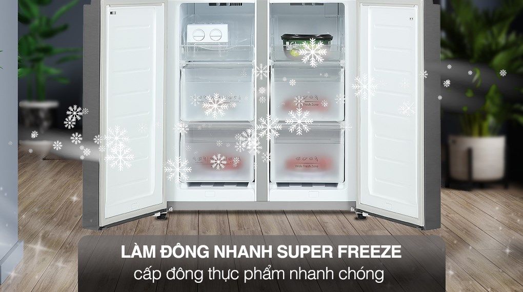 Tủ lạnh Casper Inverter 462 lít RM-520VT