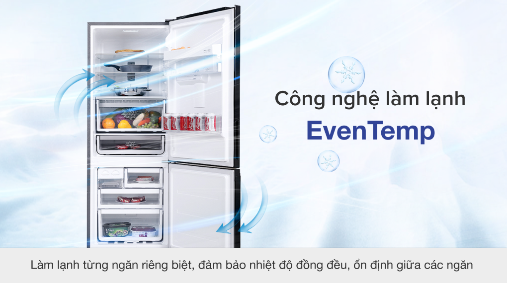 Tủ lạnh Electrolux Inverter 308 lít EBB3442K-A
