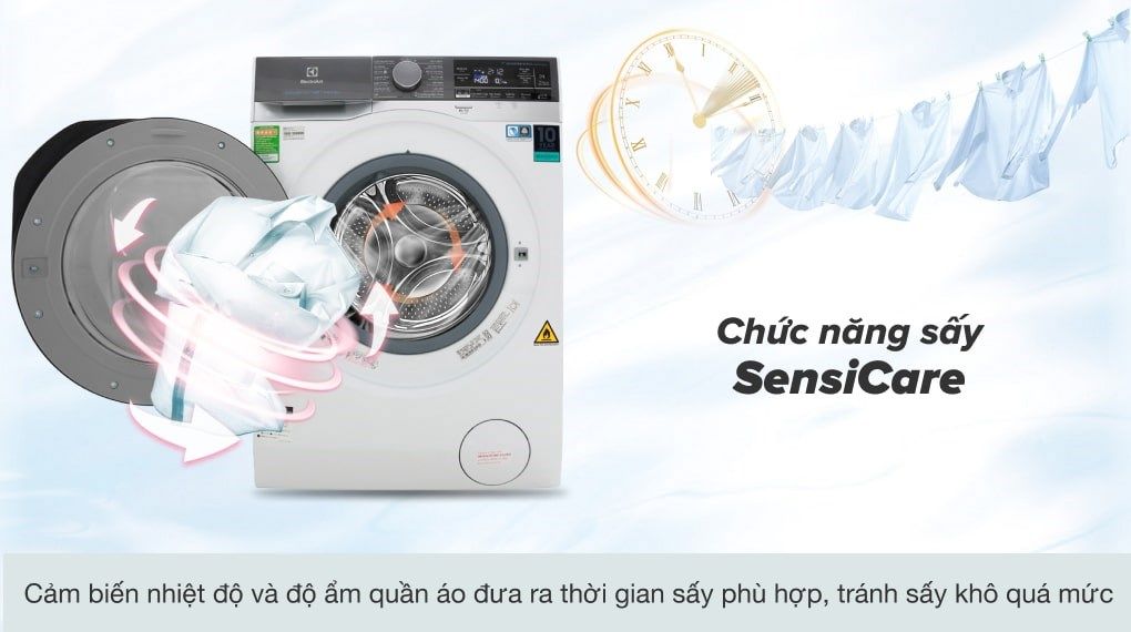 Máy giặt sấy Electrolux inverter 10 kg EWW1042AEWA