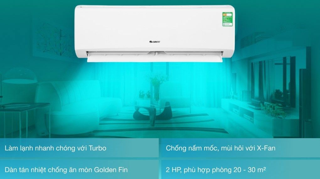 Máy lạnh Gree 2 HP GWC18KD-K6N0C4