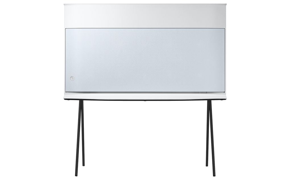 Smart Tivi Kiểu Chữ Có Chân The Serif QLED Samsung 4K 55 inch QA55LS01B