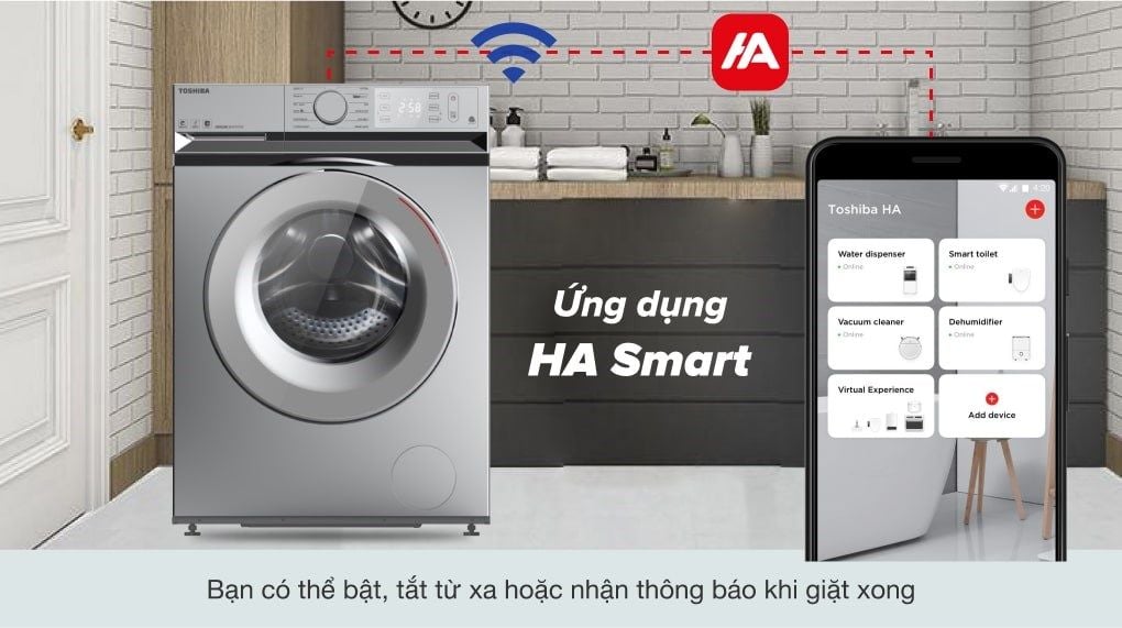 Máy giặt Toshiba inverter 10.5 kg TW-BL115A2V(SS)