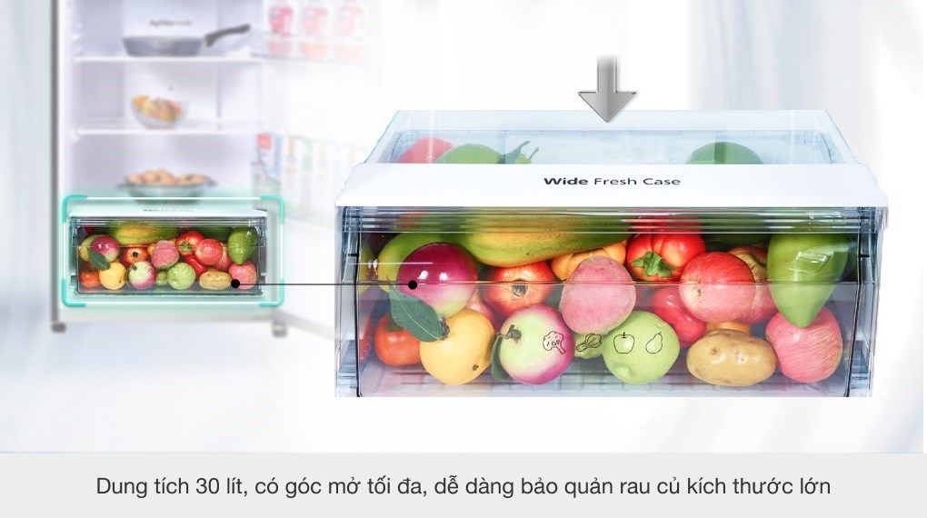 Tủ lạnh Panasonic Inverter 366 lít NR-TL381VGMV