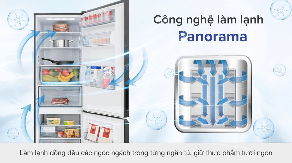 Tủ lạnh Panasonic Inverter 322 lít NR-BC360QKVN