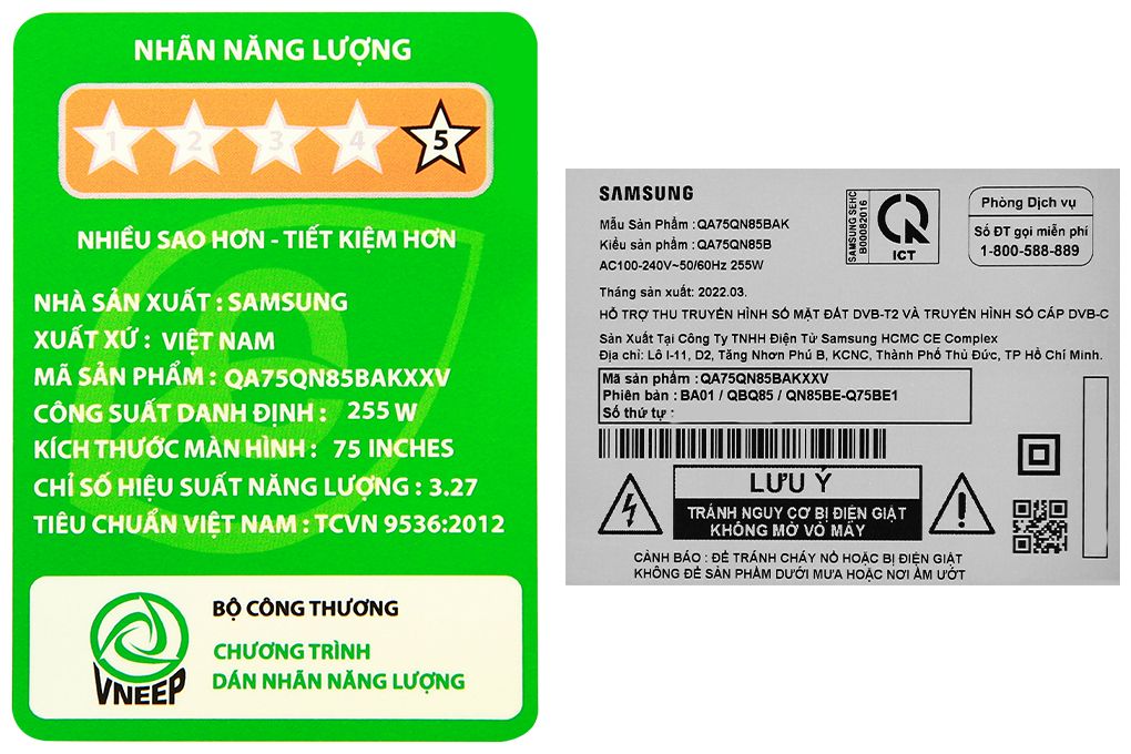 Smart Tivi Neo QLED 4K 75 inch Samsung QA75QN85B