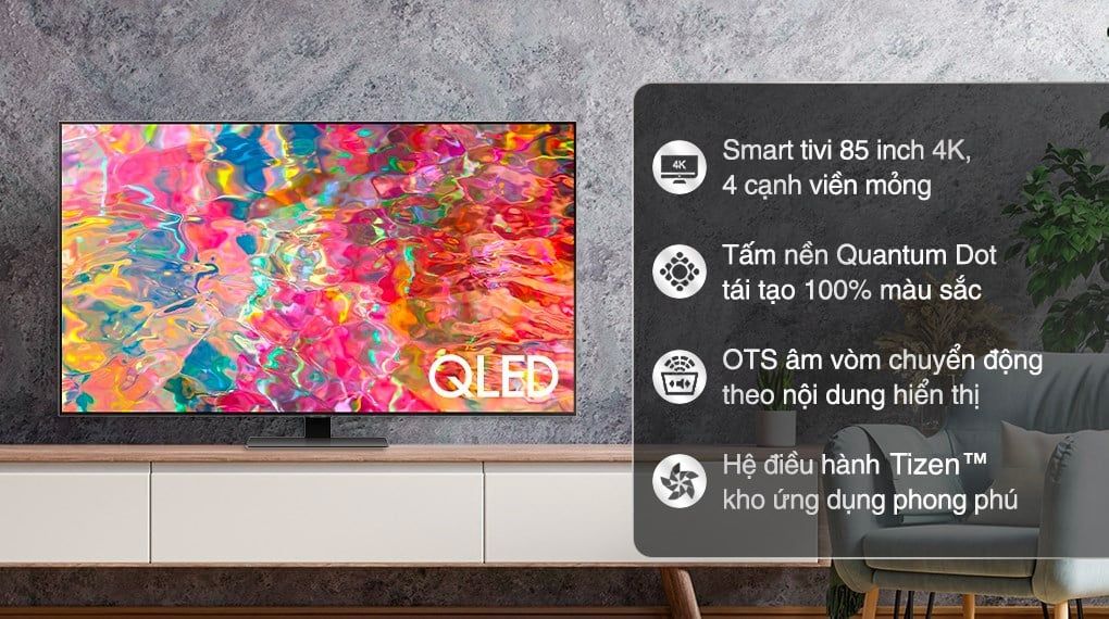 Smart Tivi QLED 4K 85 inch Samsung QA85Q70B