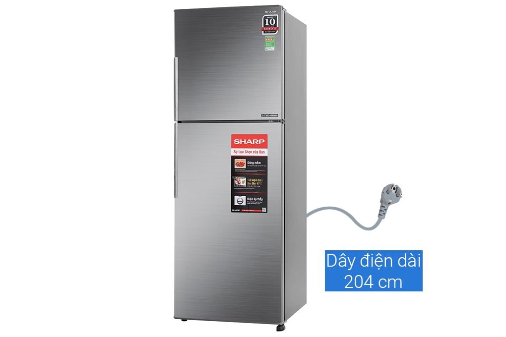 Tủ lạnh Sharp Inverter 287 lít SJ-X316E-SL