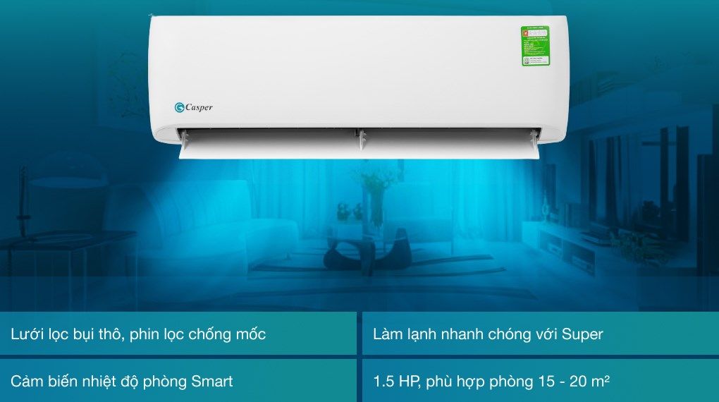 Máy lạnh Casper 1.5 HP LC-12TL32