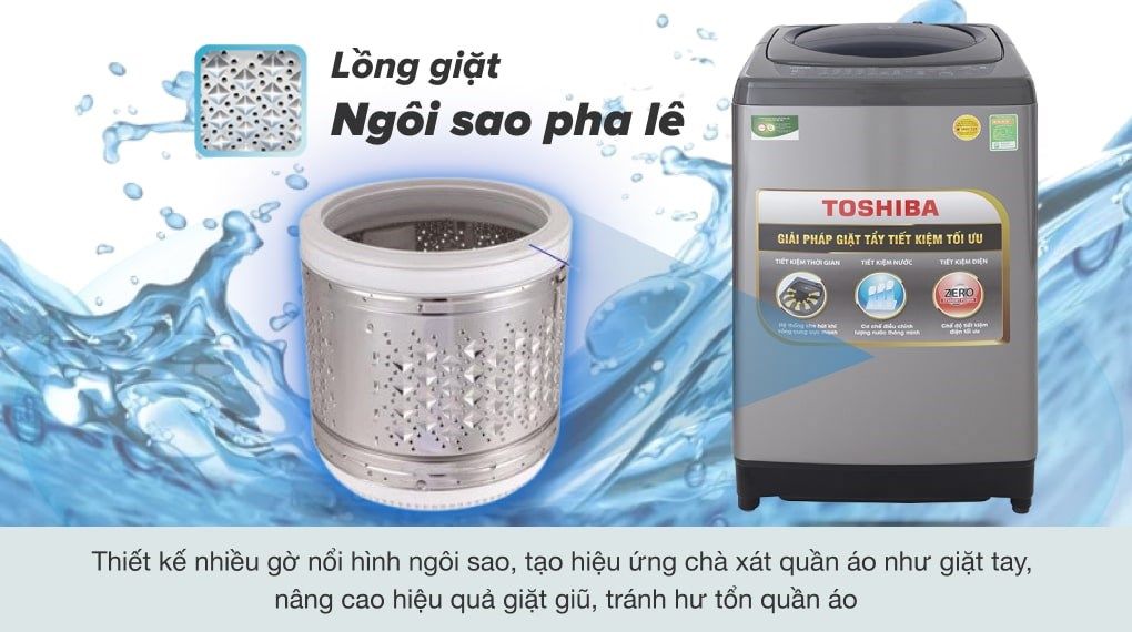 Máy giặt Toshiba 9 Kg AW-H1000GV SB