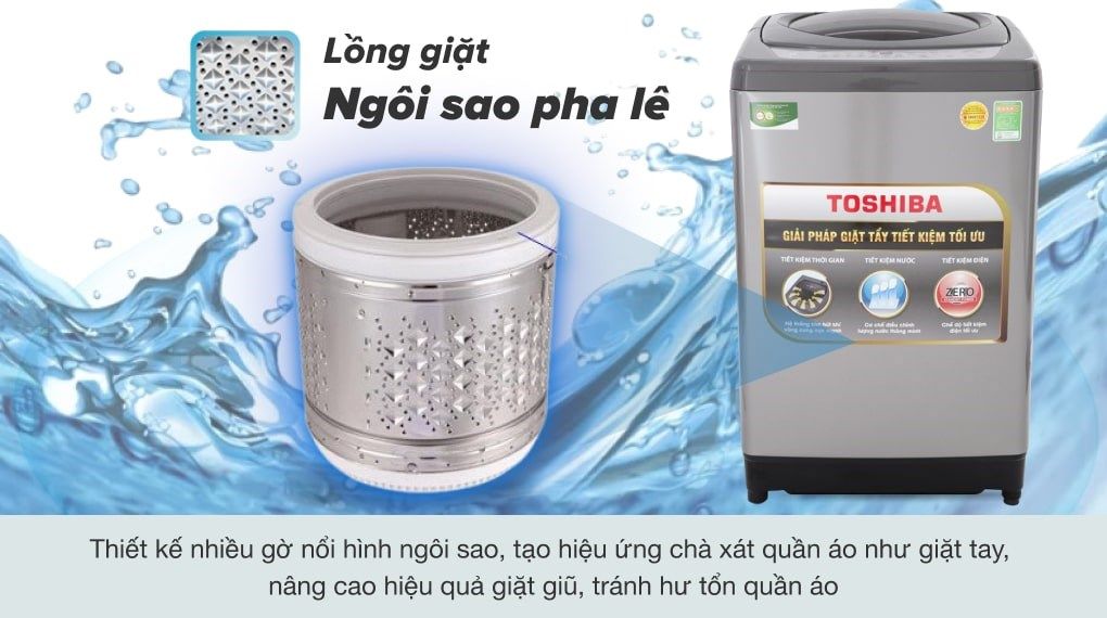 Máy giặt Toshiba 10 Kg AW-H1100GV SM