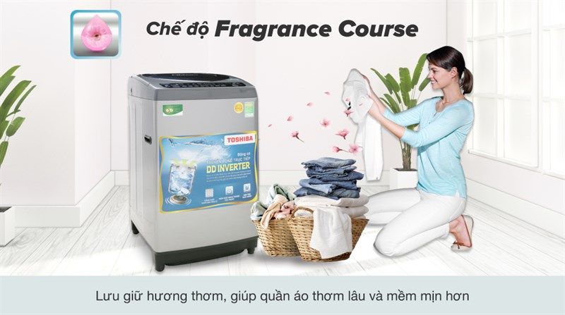 Máy giặt Toshiba Inverter 9 Kg AW-DJ1000CV SK