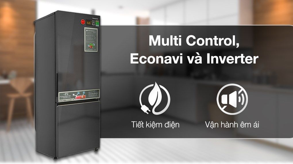 Tủ lạnh Panasonic Inverter 325 lít NR-BC361VGMV