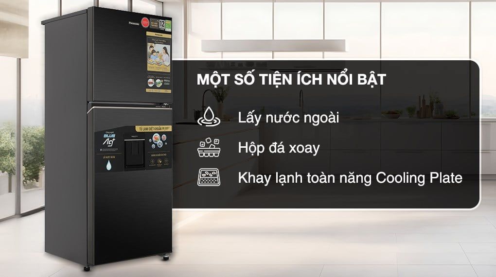 Tủ lạnh Panasonic Inverter 326 lít NR-TL351GVKV