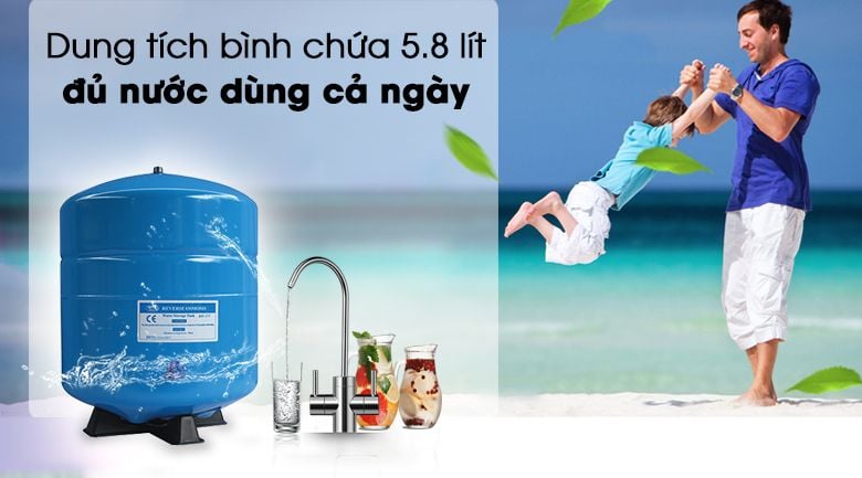 Máy lọc nước RO nóng lạnh Korihome WPK-813 6 lõi