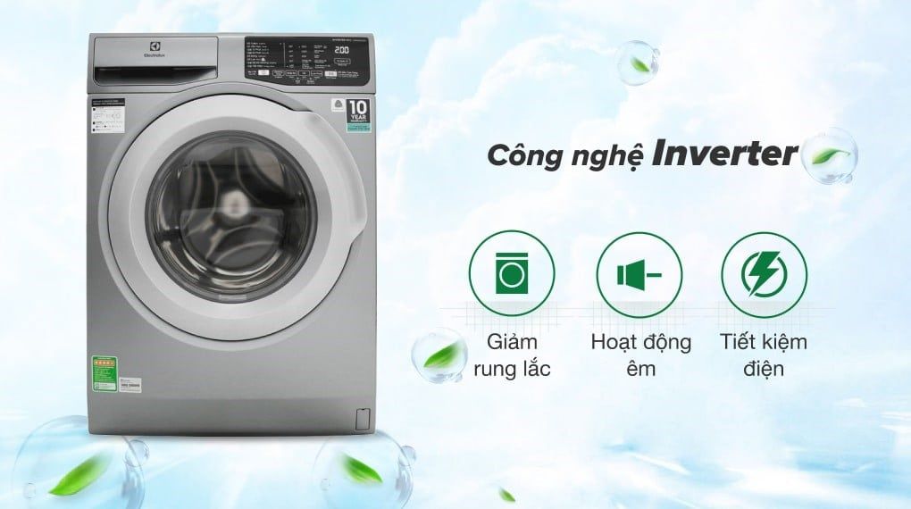 Máy giặt Electrolux Inverter 9 Kg EWF9025BQSA
