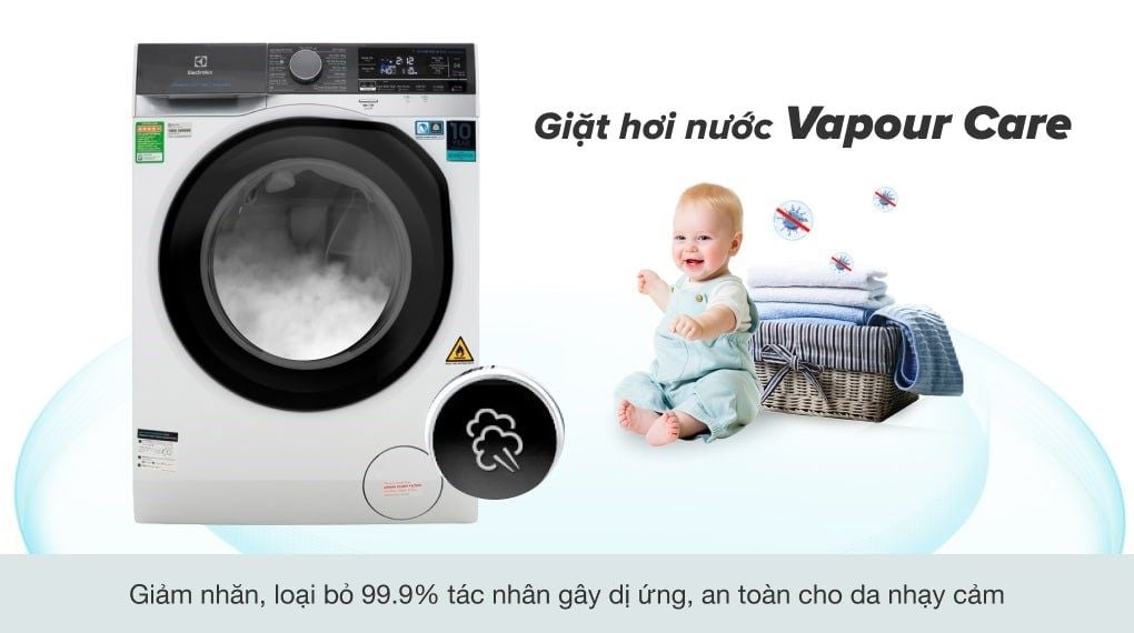 Máy giặt sấy Electrolux inverter 10 kg EWW1042AEWA