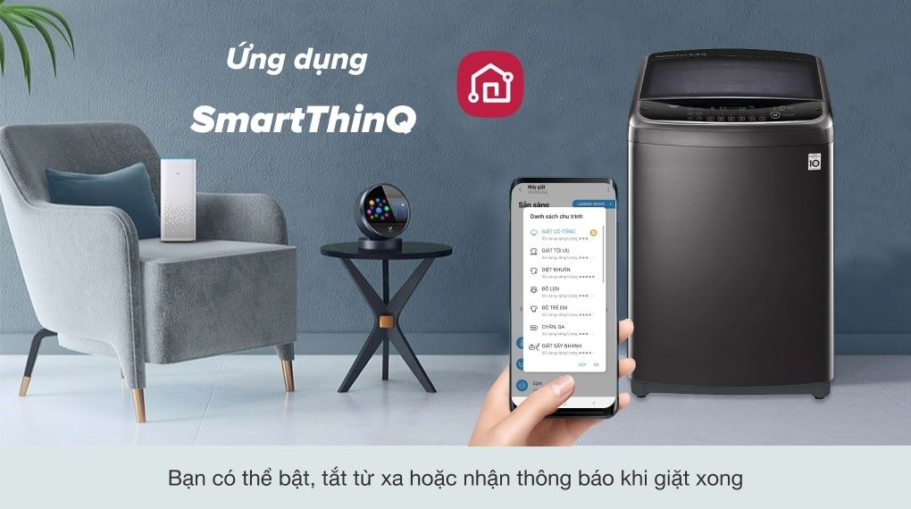 Máy giặt LG Inverter 19 kg TH2519SSAK