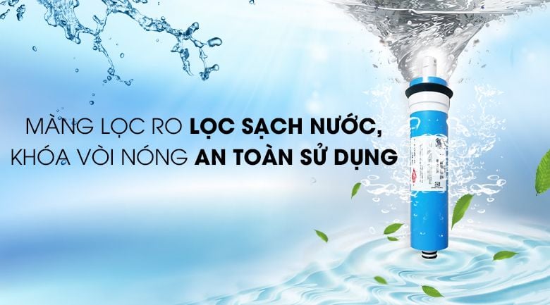 Máy lọc nước RO nóng lạnh Korihome WPK-813 6 lõi