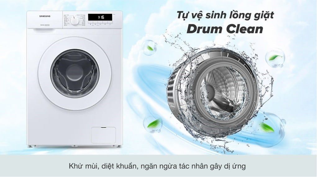 Máy giặt Samsung Inverter 8kg WW80T3020WW/SV