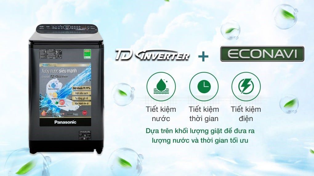 Máy giặt Panasonic Inverter 10.5 Kg NA-FD10VR1BV