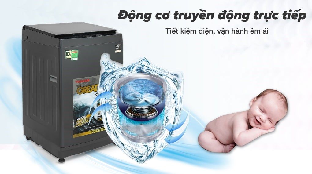 Máy giặt Toshiba Inverter 10,5 kg AW-DUK1150HV(MG)