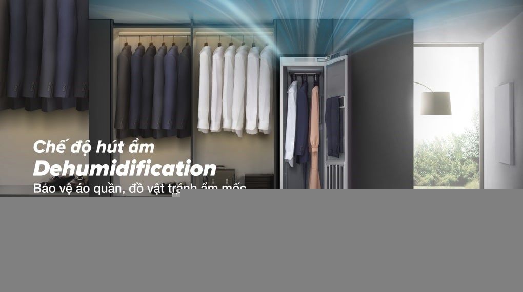 Tủ chăm sóc áo quần thông minh Samsung DF60R8600CG/SV