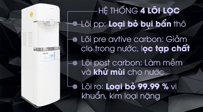 Máy lọc nước RO nóng lạnh Korihome WPK-903 7 lõi