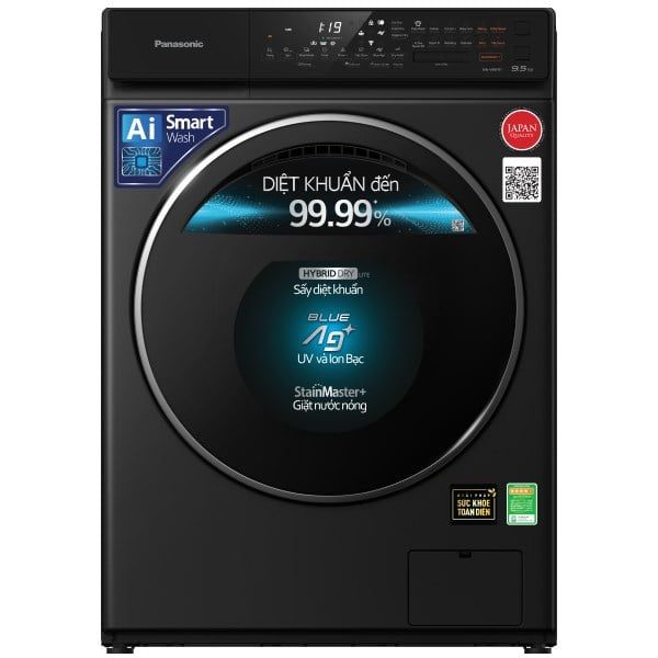 Máy giặt sấy Panasonic Inverter 9.5 Kg NA-V95FR1BVT