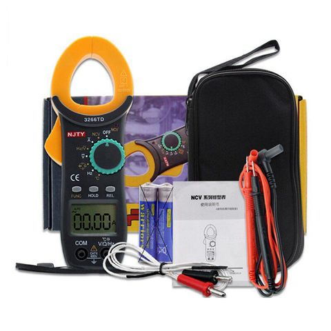 Ampe Kìm Đồng Hồ Vạn Năng NJTY 3266TD Đo Tụ,Tần Số, Nhiệt Độ