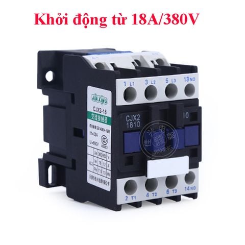 Khởi động từ contactor 18A 380v