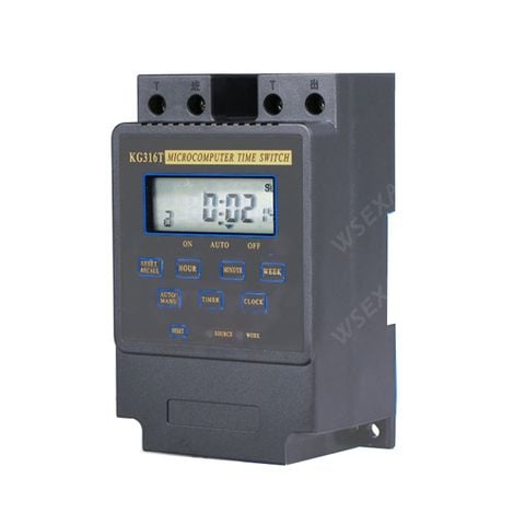 Công tắc hẹn giờ Kg316T 25A 220V (màu đen)