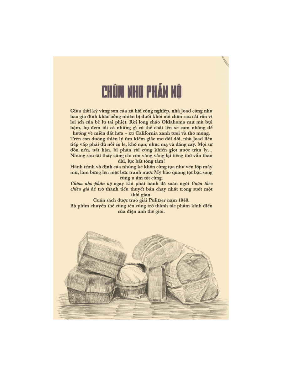  Sách - Chùm nho phẫn nộ 