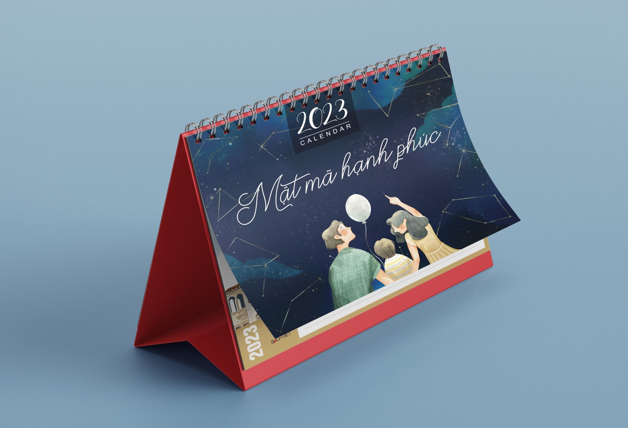  Lịch để bàn 2023: Mật mã hạnh phúc 