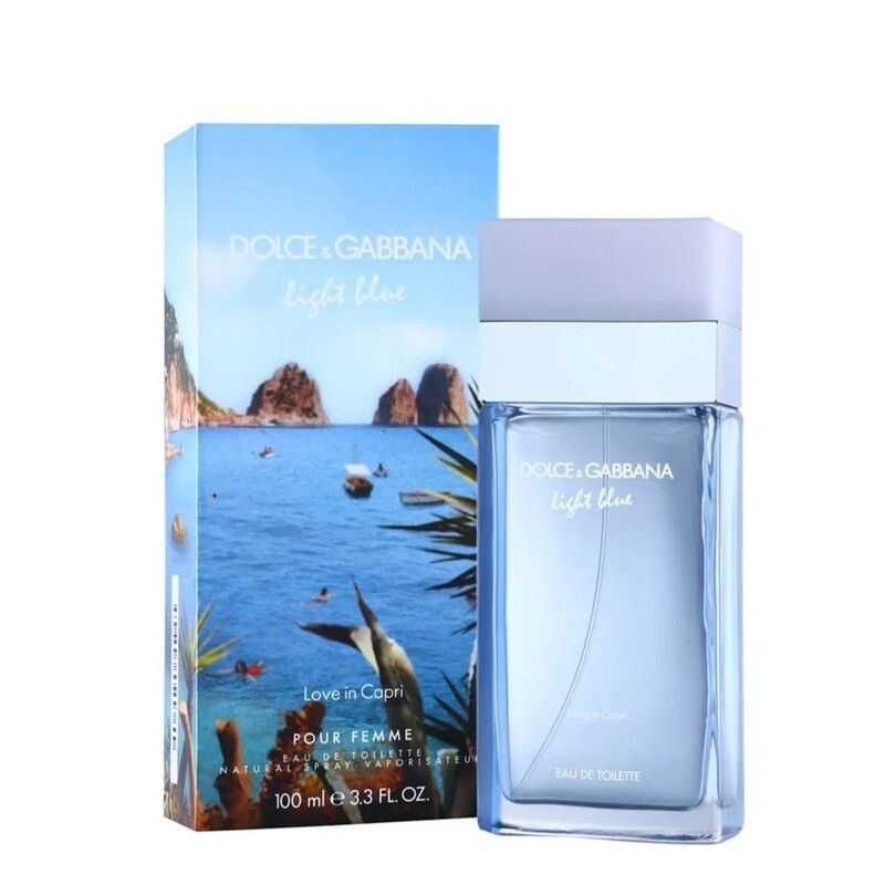 Light Blue Love In Capri For Women