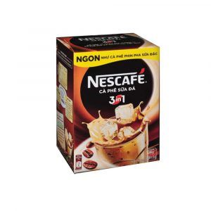  Cà phê sữa đá Nescafe 3in1 hộp 10 gói x 20g 