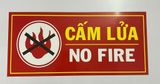  Cấm lửa + Cấm hút thuốc (tôn) 