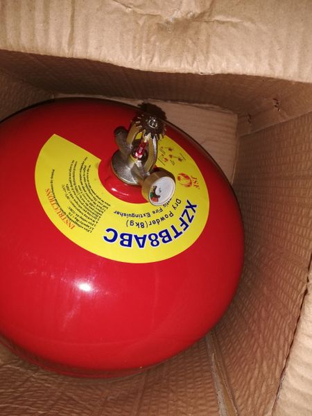 Bình cầu chữa cháy tự động bột ABC - 8kg - XZFTB8 (TQ)