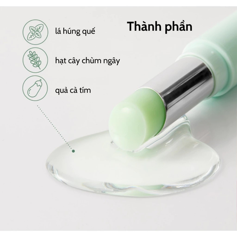  [Chính Hãng] Son Dưỡng Thuần Chay YNM Fresh Green 3g - Vegan, Giảm Bong Tróc, Dưỡng Ẩm Tự Nhiên 