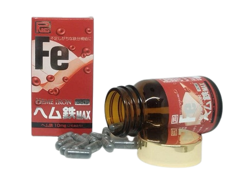  VIÊN UỐNG HEME IRON - BỔ SUNG SẮT CHO NGƯỜI LỚN VÀ TRẺ EM - Hộp 30 viên 