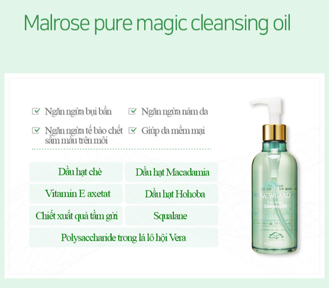 DẦU TẨY TRANG NEWLAND PURE MAGIC CLEANSING OIL NEWLAND 240ML 