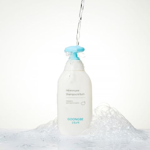  Sữa Tắm Gội Cho Bé 2in1 Làm Dịu Da GOONGBE Pri-mmune Shampoo & Bath 350ml [Bé từ sơ sinh] 