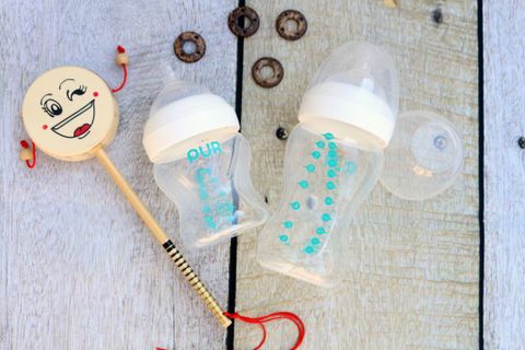  BÌNH SỮA CỔ RỘNG PUR MILK SAFE 150ML, 250ML 