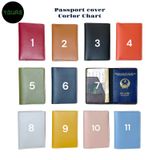  Passport cover in tên nhũ 