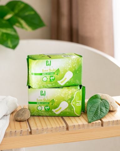 Băng vệ sinh Glee Free Style 40 miếng Hàng ngày hương Trầu không