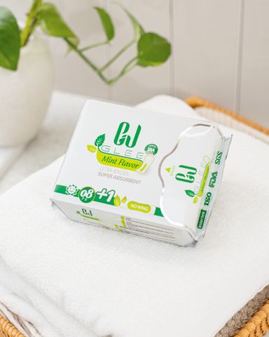 Băng vệ sinh Glee 8 miếng ban ngày không cánh - bạc hà