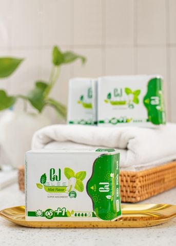 Băng vệ sinh Glee 8 miếng ban ngày - Bạc hà