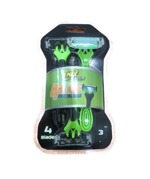 DAO CẠO RÂU 4 LƯỠI S114 3 CÁI